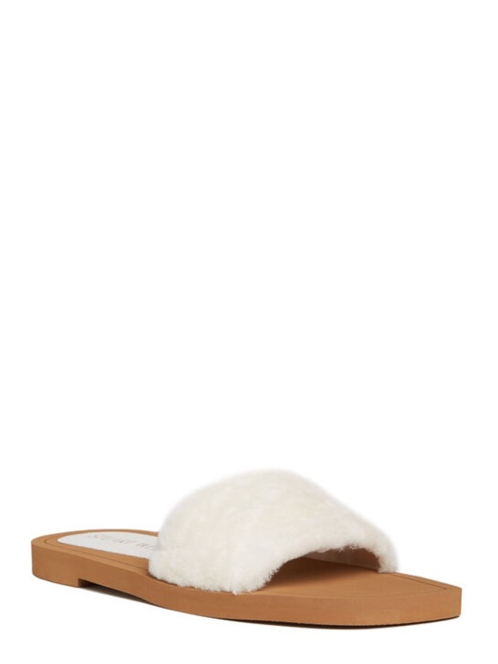 NEW Stuart Weitzman Cammy Slide Sandal White Womens 9 EU39.5 MSRP $250
